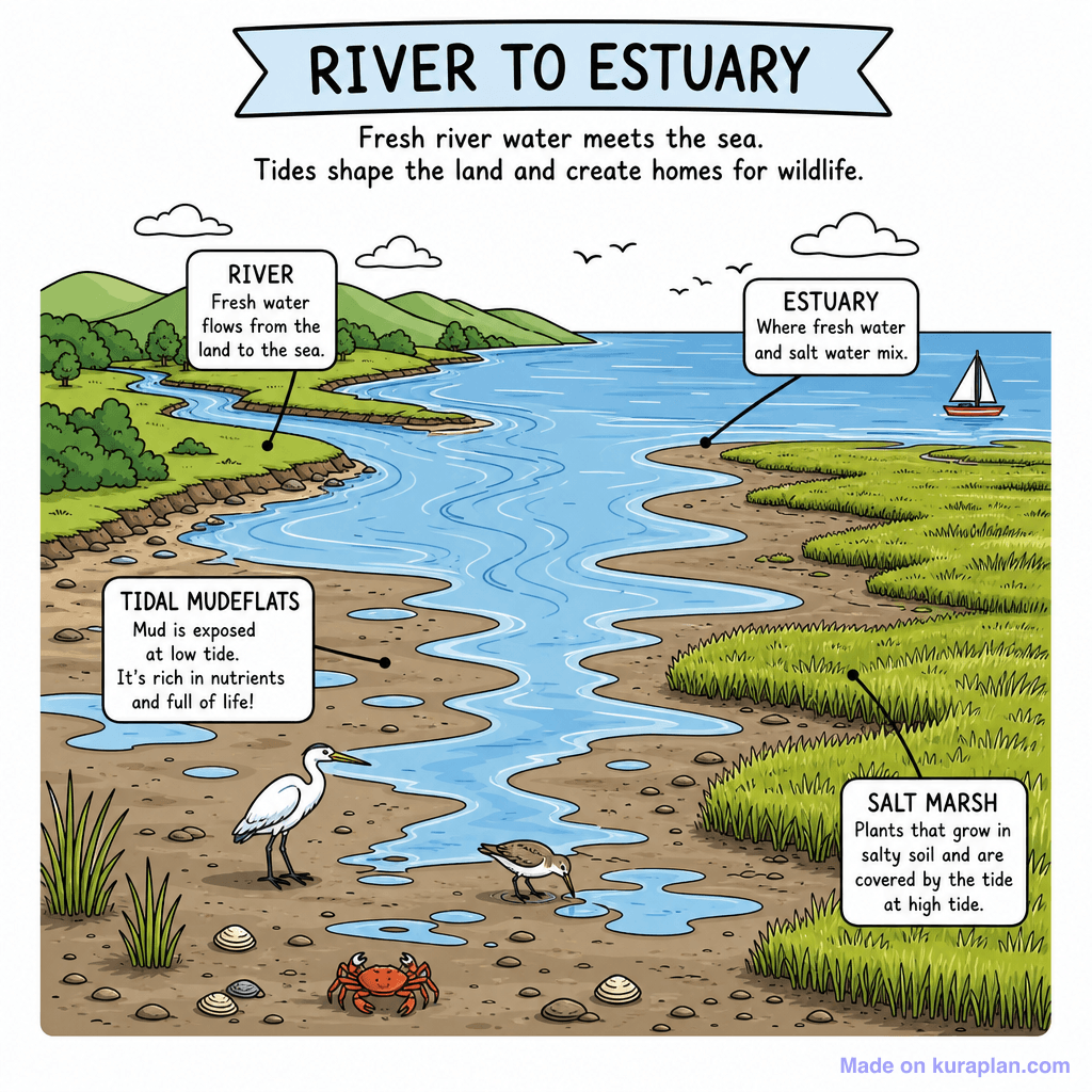 River Estuary Aerial