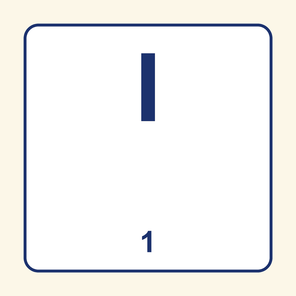 Roman Numeral — I (1)