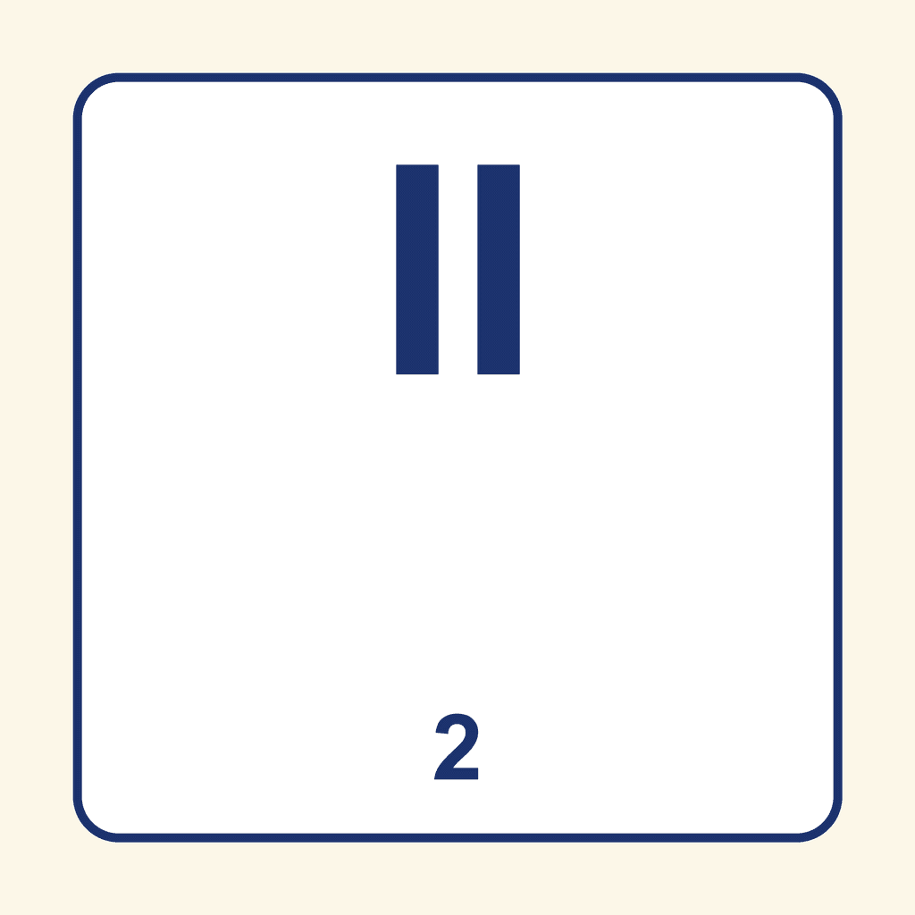 Roman Numeral — II (2)