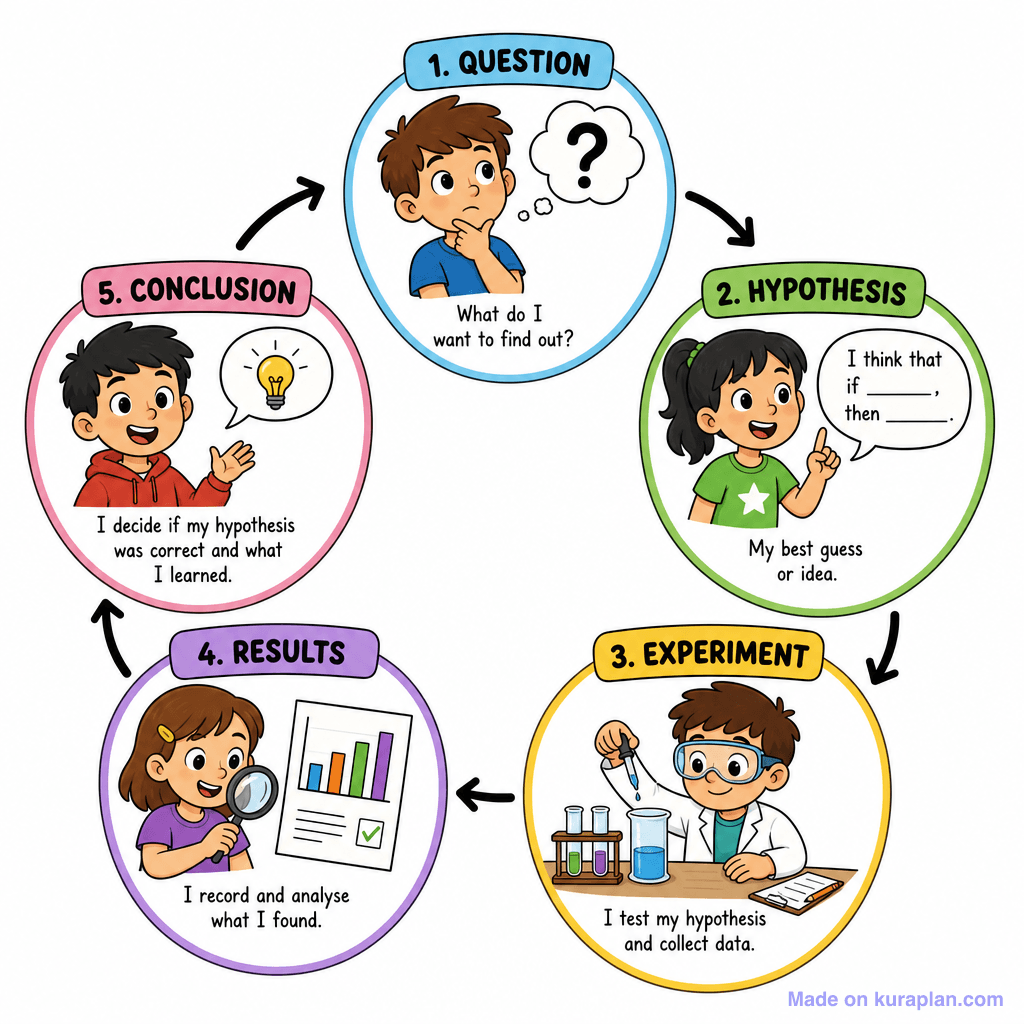 Scientific Method 5 Step Cycle