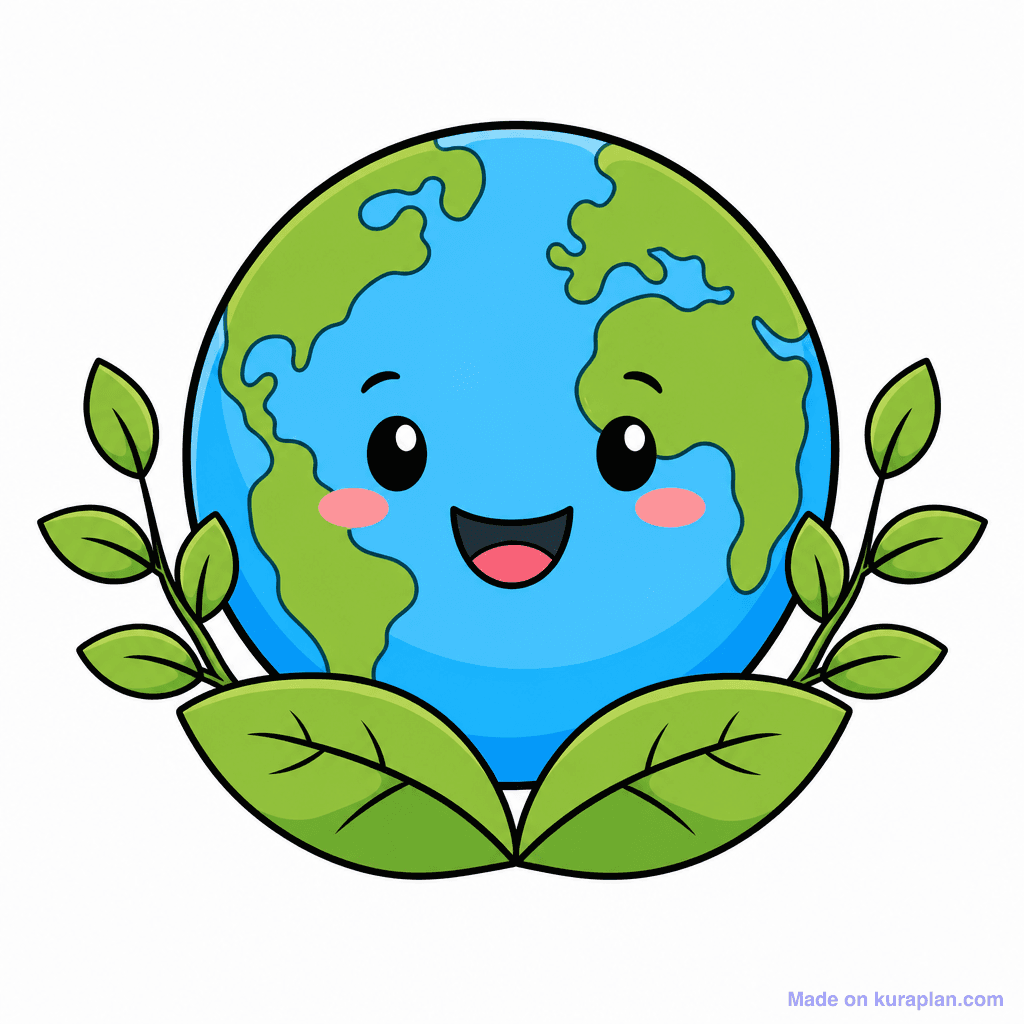 Seasonal Earth Day Globe