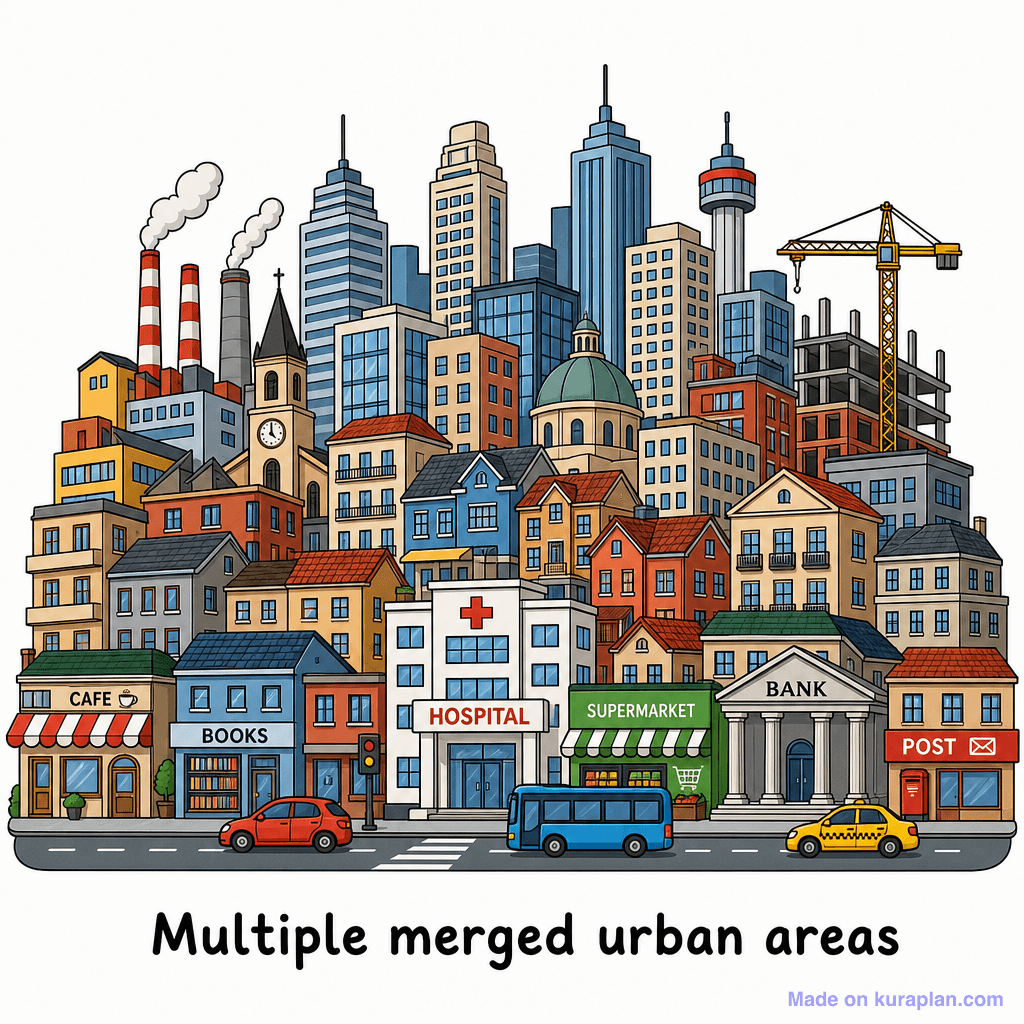 Settlement Conurbation Aerial
