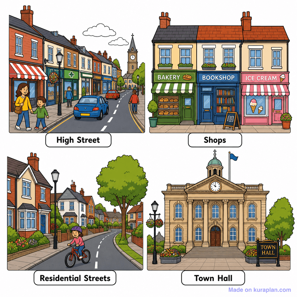 Settlement Town Aerial