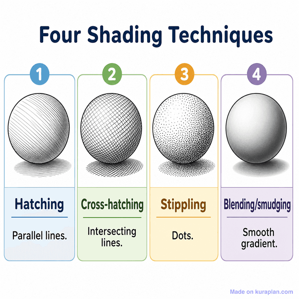 Four Shading Techniques (simple)