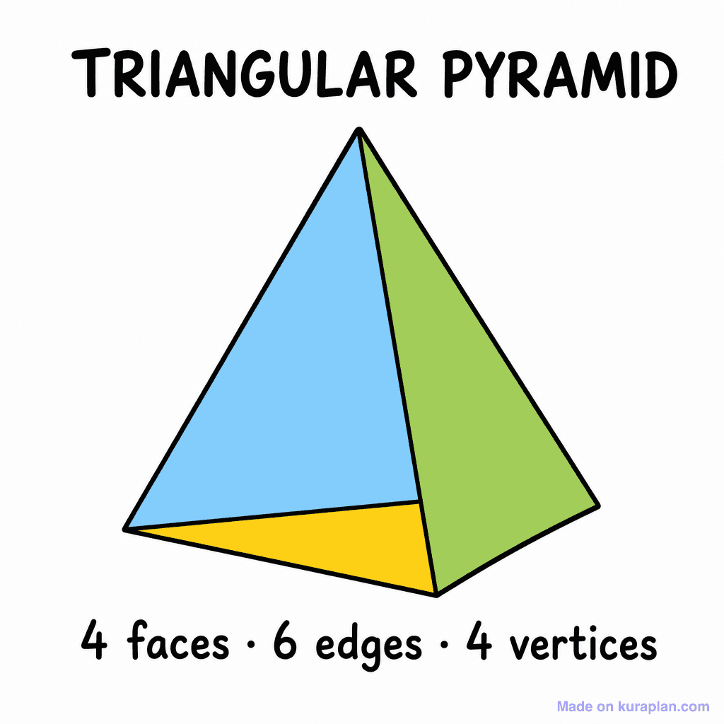 Triangular Pyramid (3D Shape)