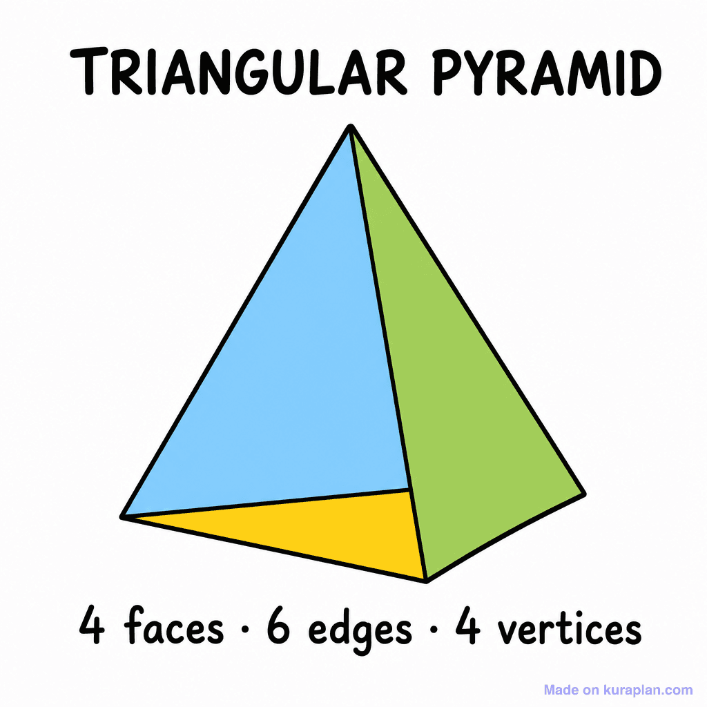 Triangular Pyramid (3D Shape)