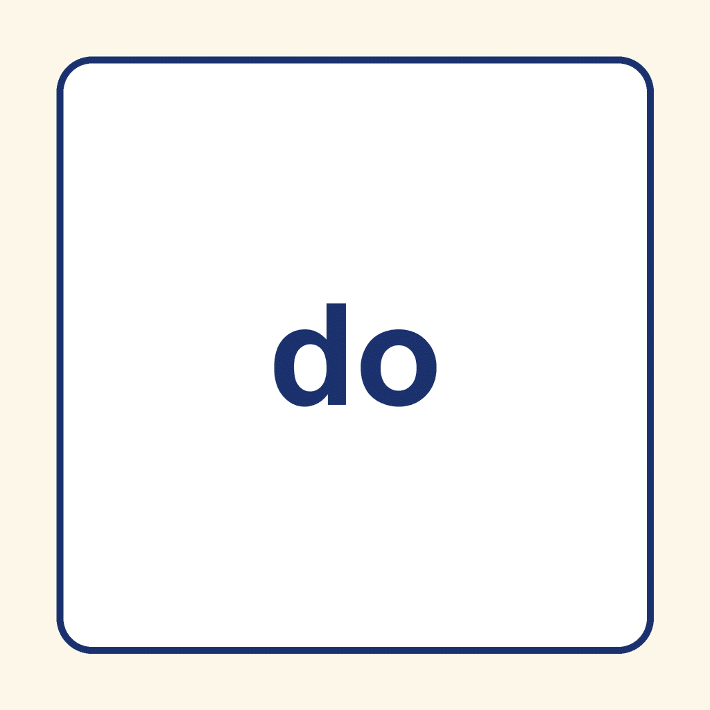 Sight Word — do