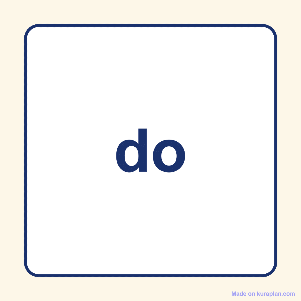 Sight Word — do