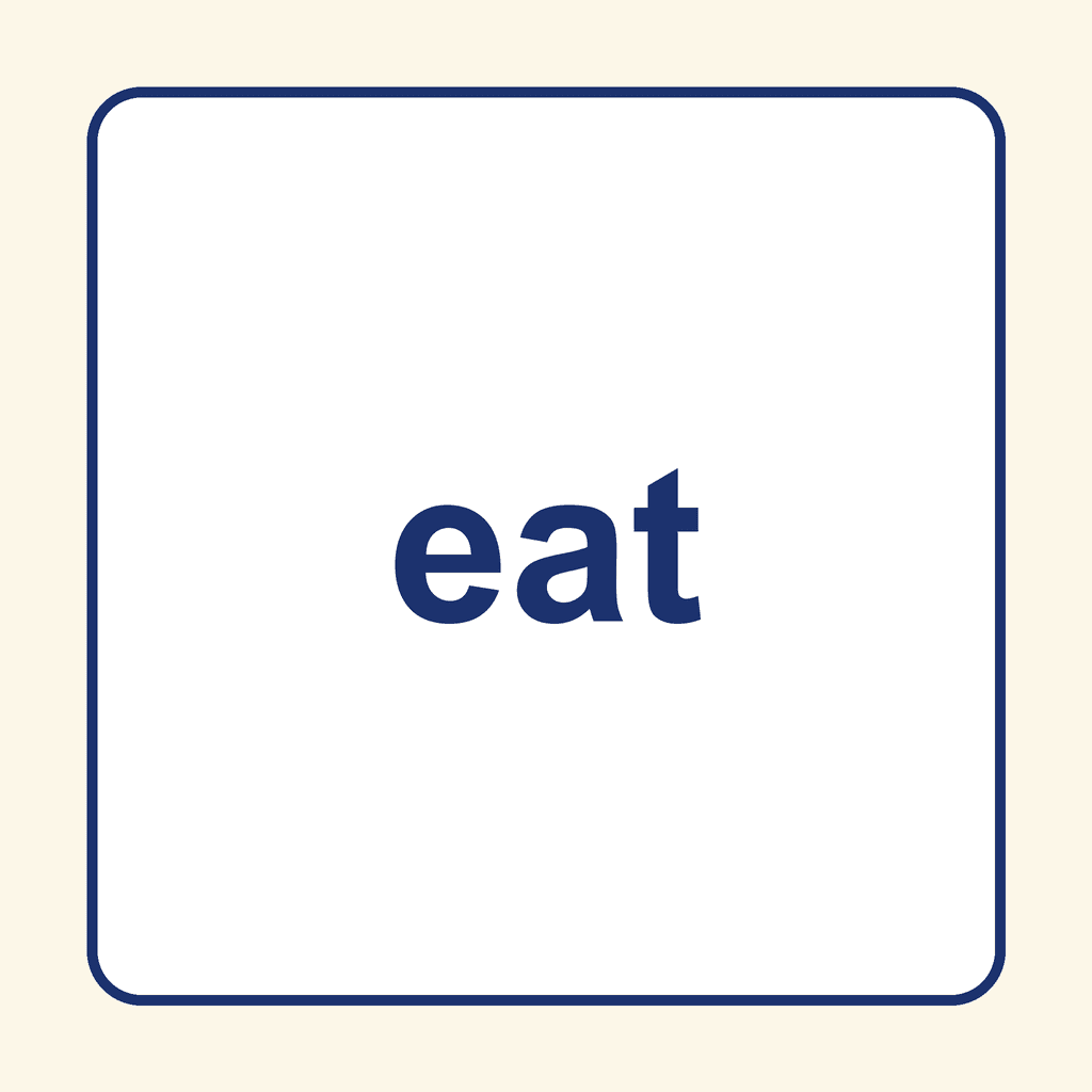 Sight Word — eat