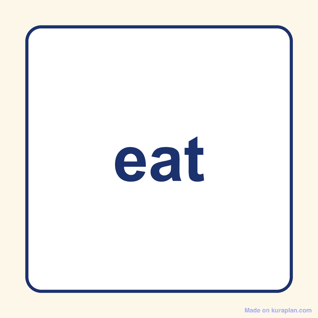 Sight Word — eat