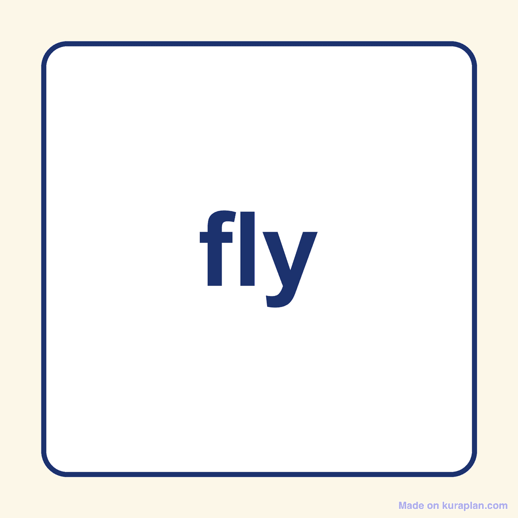 Sight Word — fly