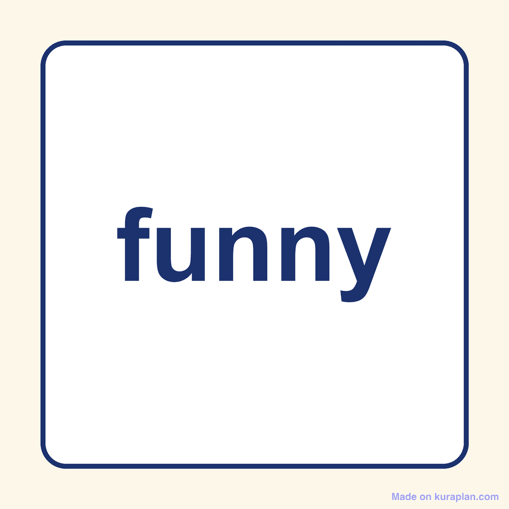 Sight Word — funny