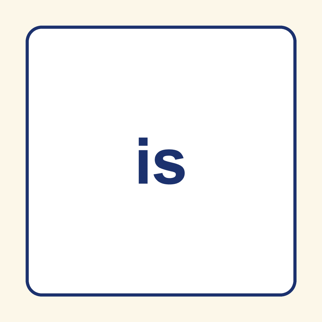 Sight Word — is
