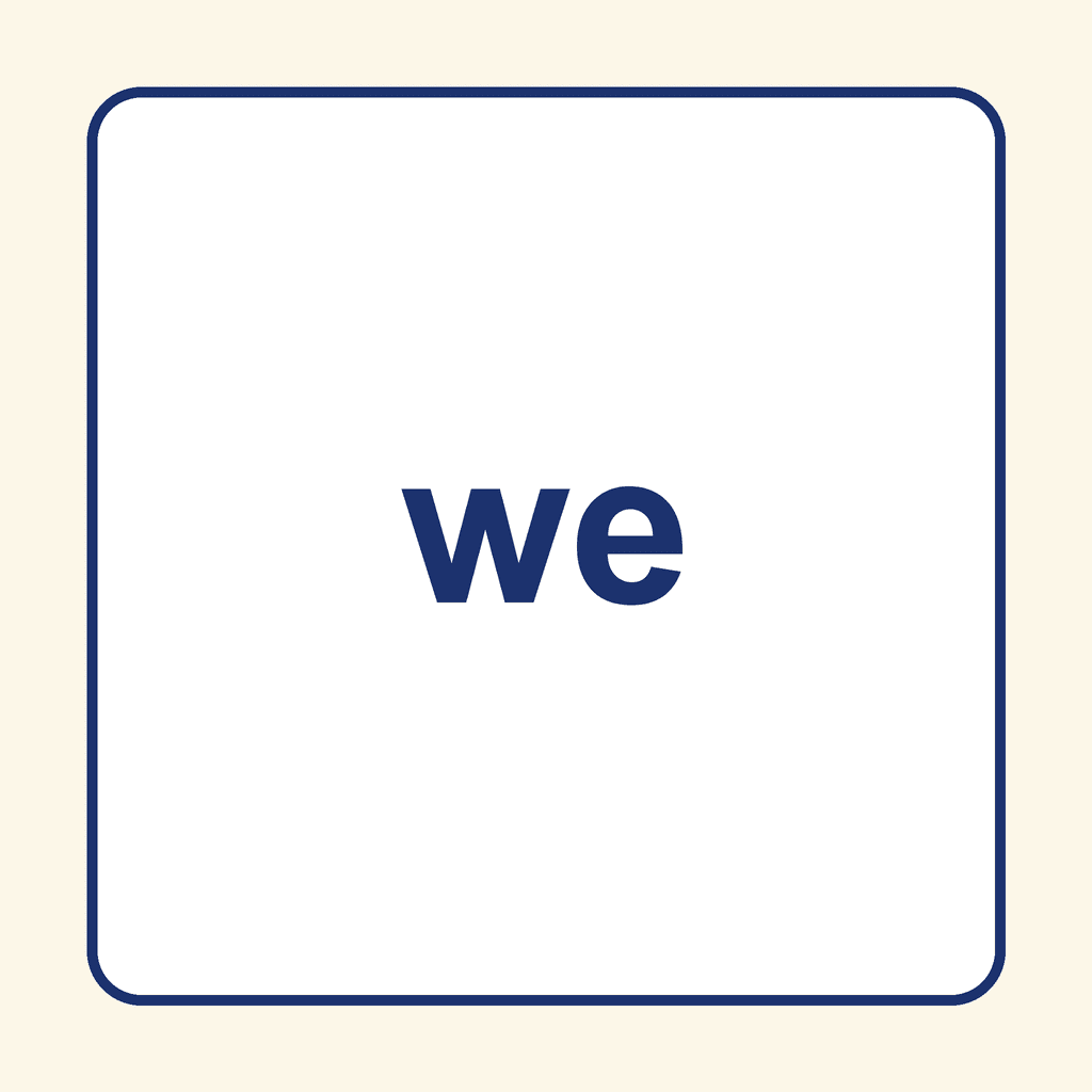 Sight Word — we