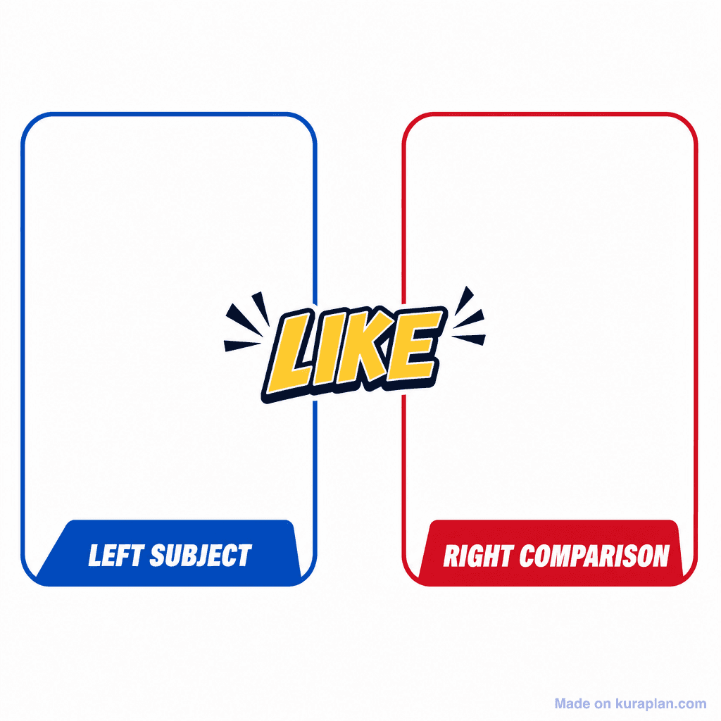 Simile Like Card Template
