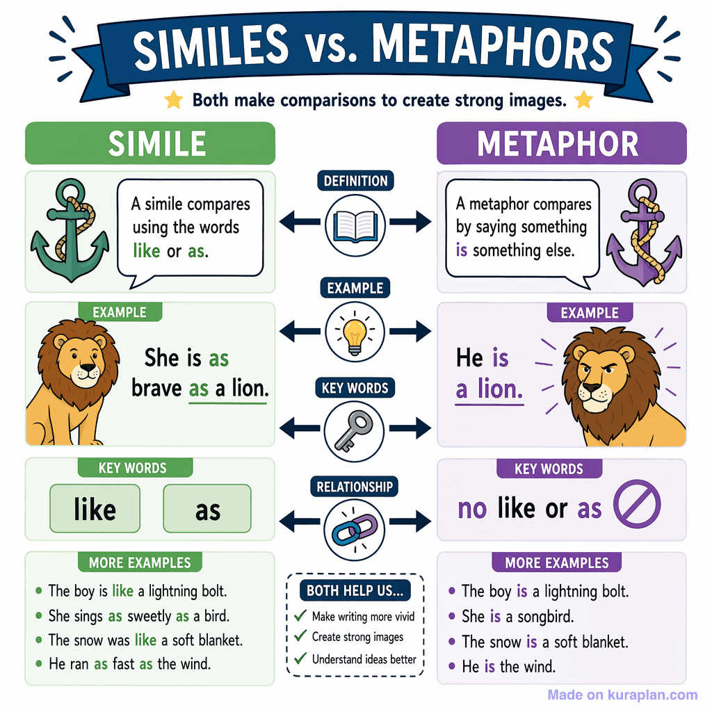 Similes and Metaphors (detailed)