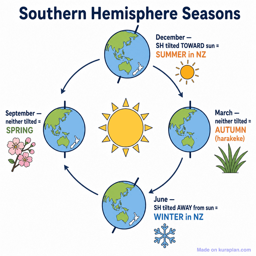 Seasons in the Southern Hemisphere (simple)