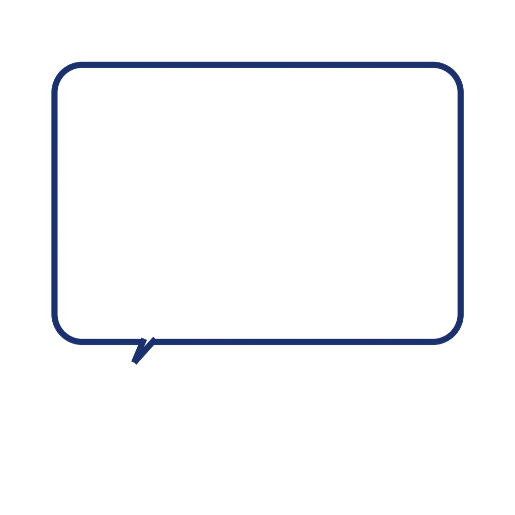 Speech Bubble — left tail