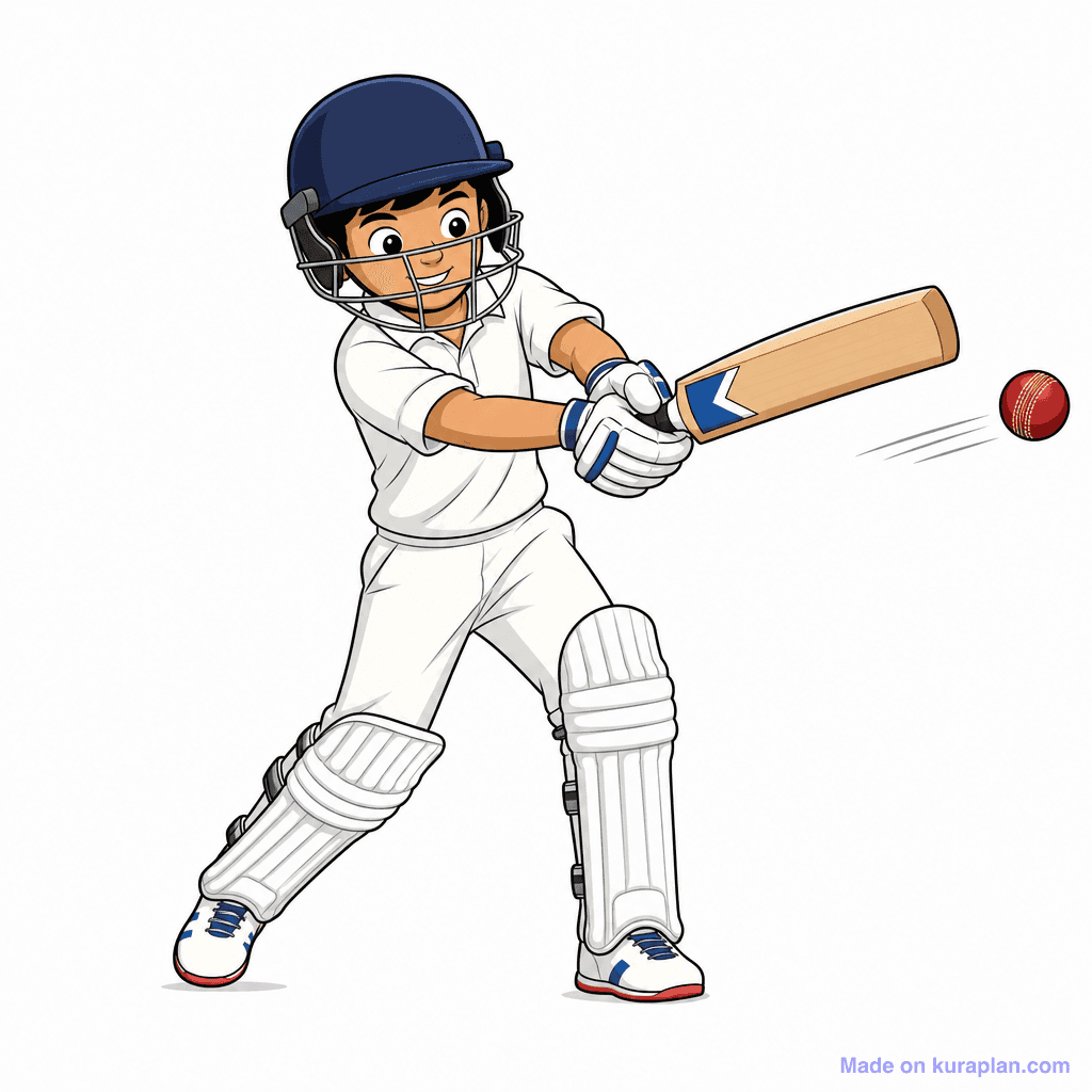Sport Cricketer Batting