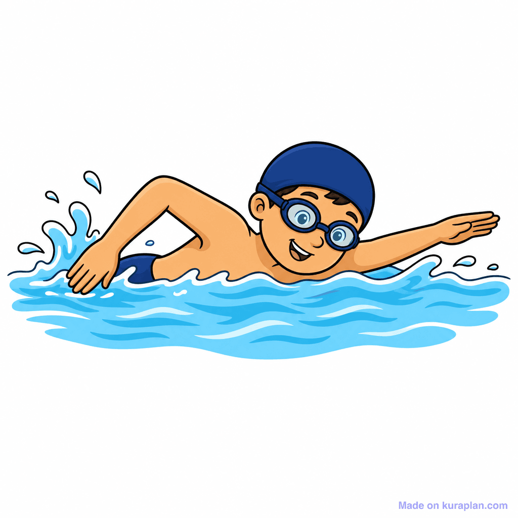 Sport Swimmer Freestyle