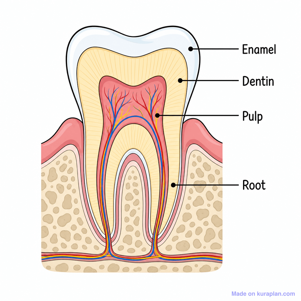 Teeth Single Cross Section