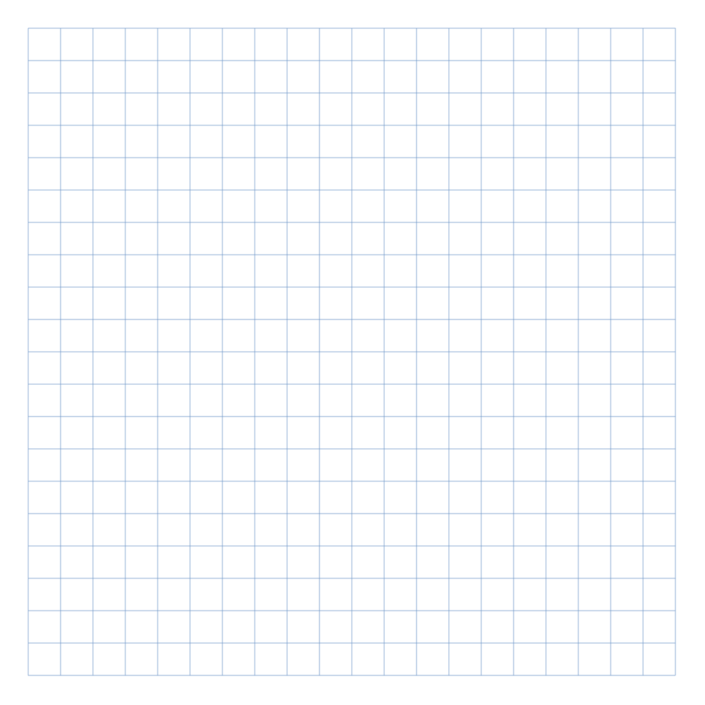 Grid Paper — 20×20 (blank)