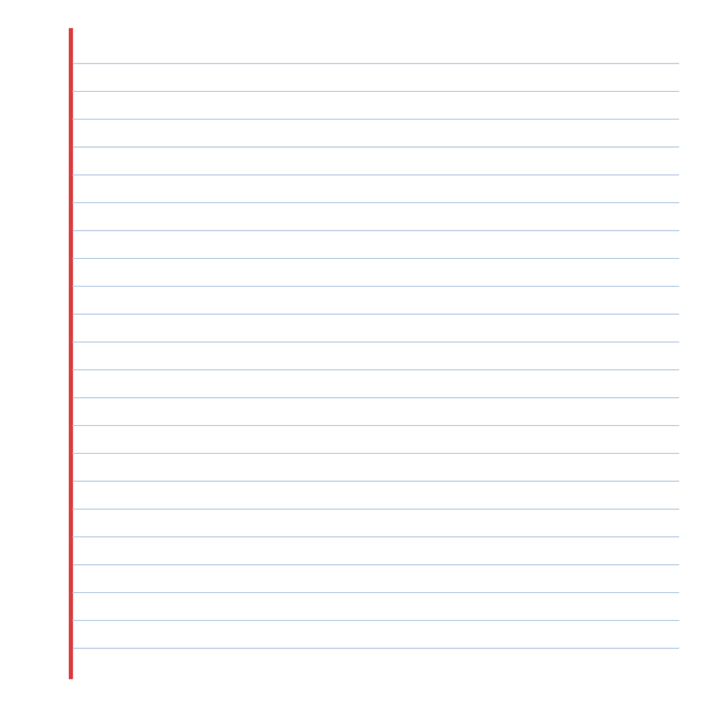 Lined Paper (blank)