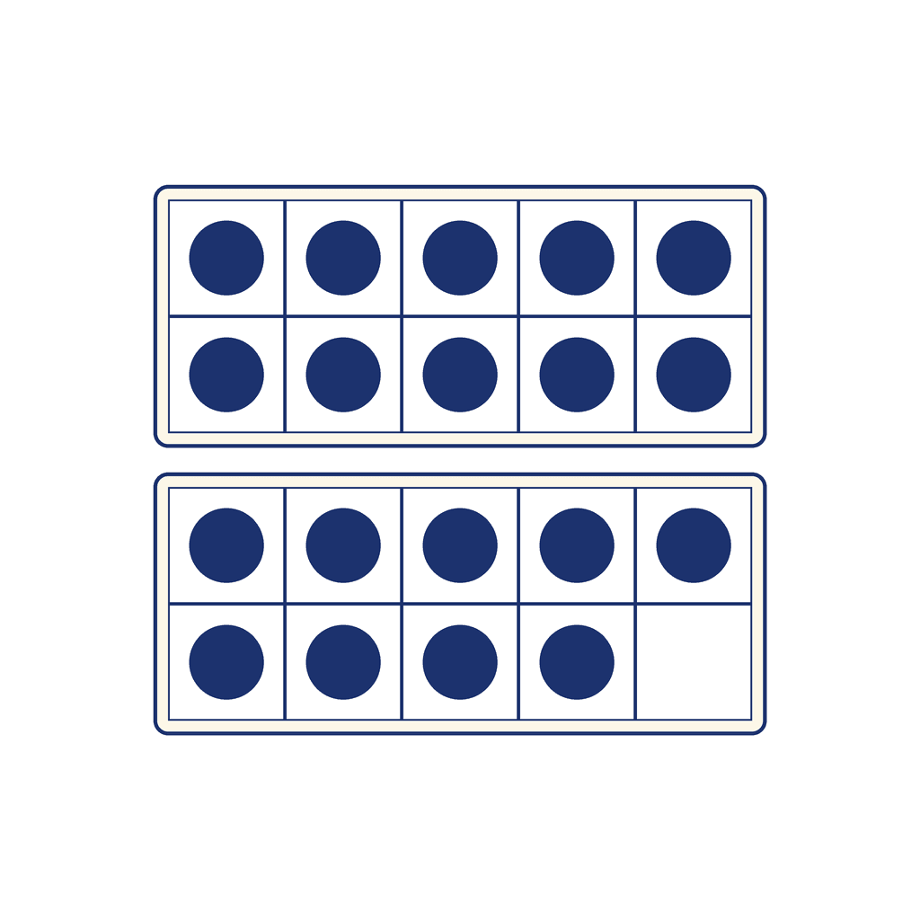 Ten Frame — 19 (Nineteen)