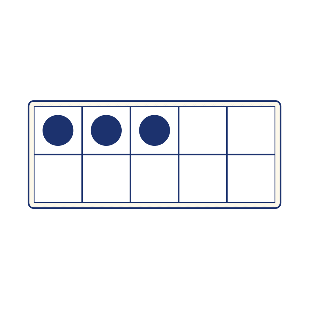 Ten Frame — 3 (Three)