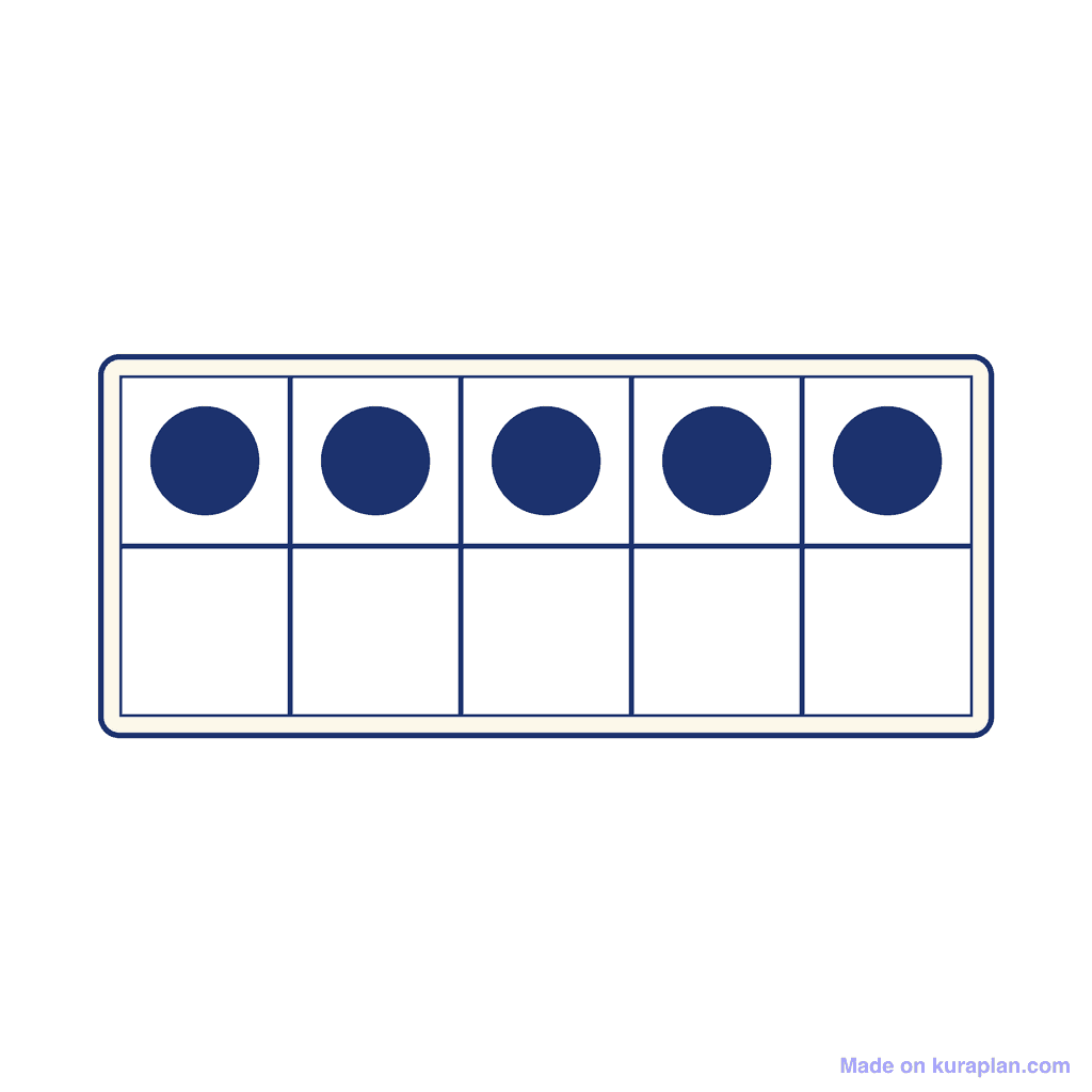 Ten Frame — 5 (Five)