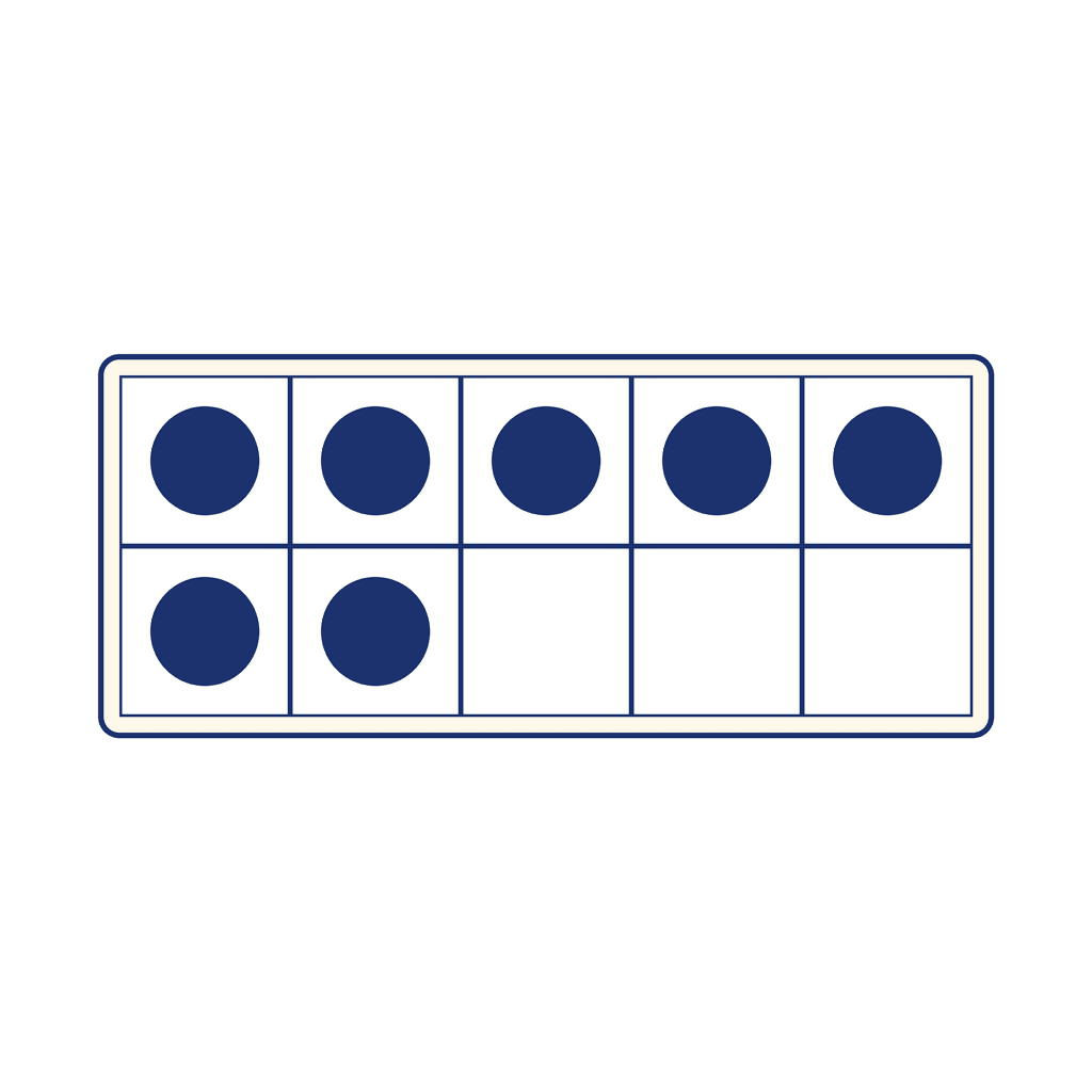 Ten Frame — 7 (Seven)