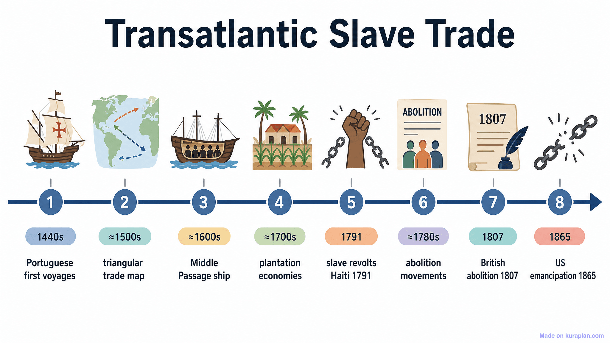Transatlantic Slave Trade Timeline