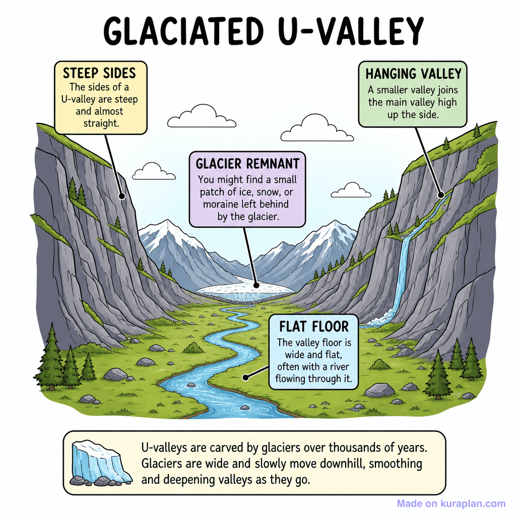 U Shaped Valley Cross Section