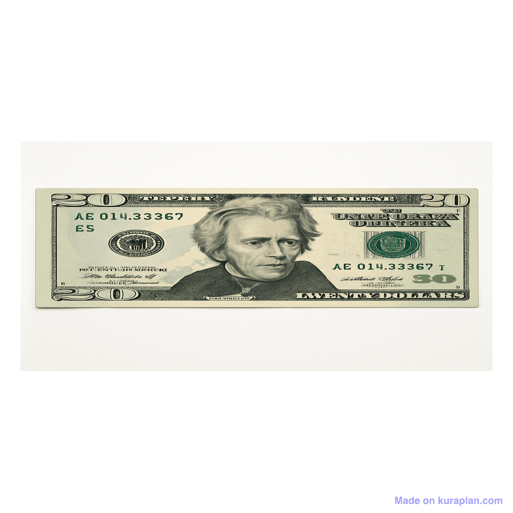 US $20 note