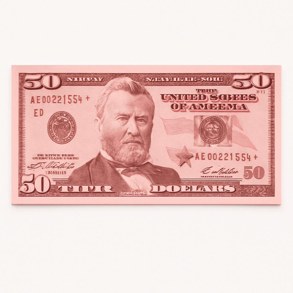 US $50 note