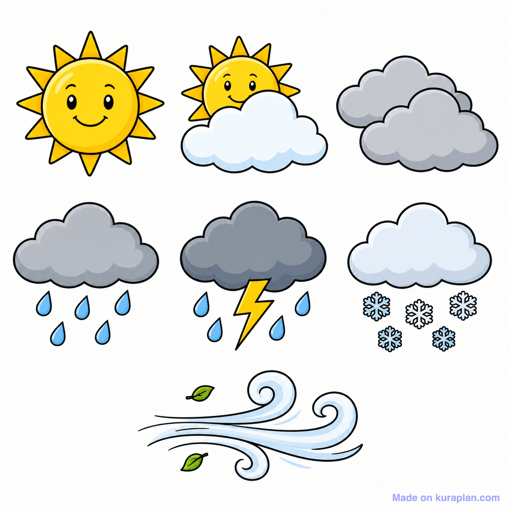 Weather Symbol Pictograms