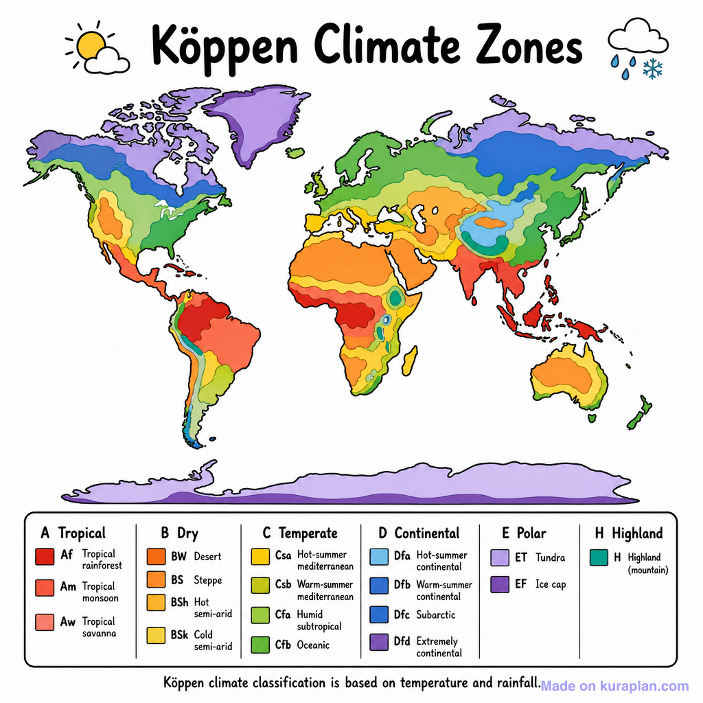 World Climate Zones