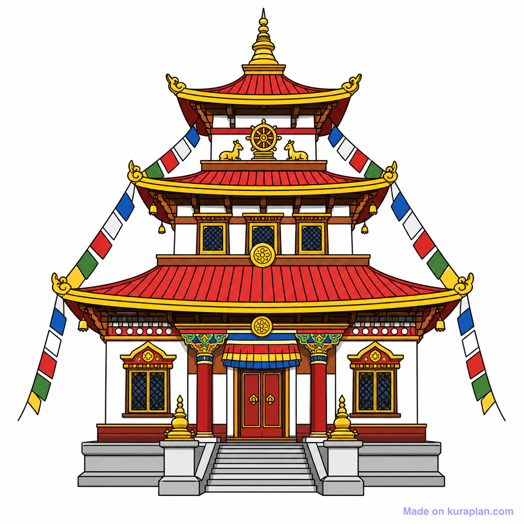 Worship Buddhist Temple Exterior