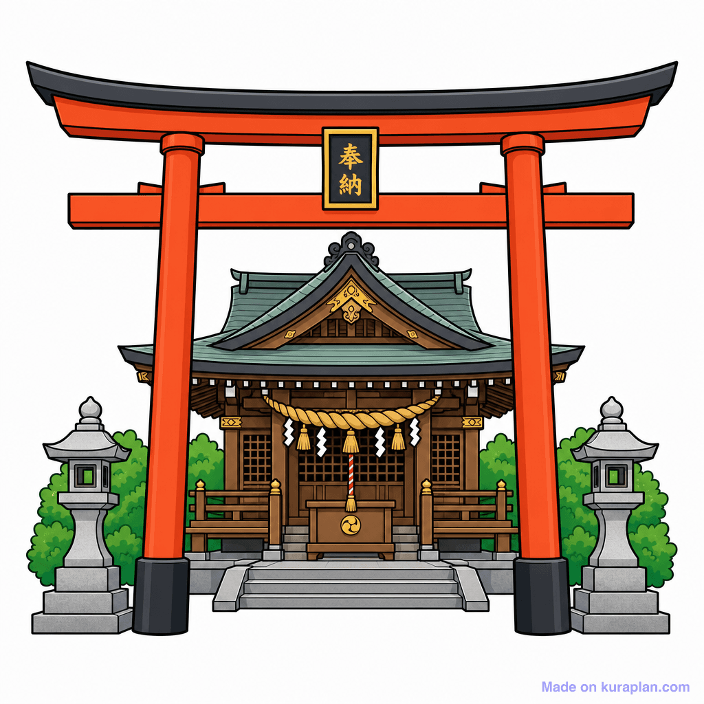 Worship Shinto Shrine Exterior