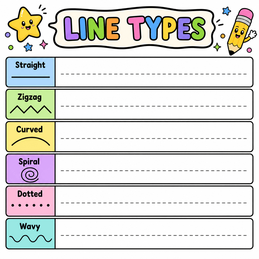 Line Types Practice