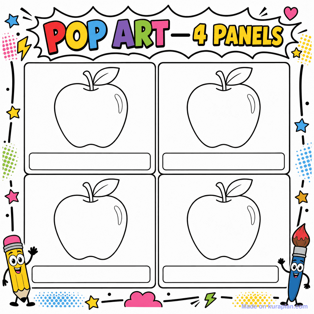Pop Art Panel Template