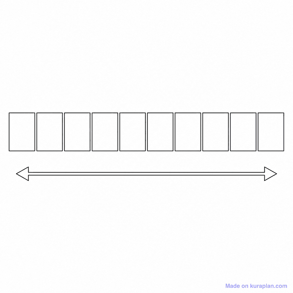 Value Scale 10 Step Blank