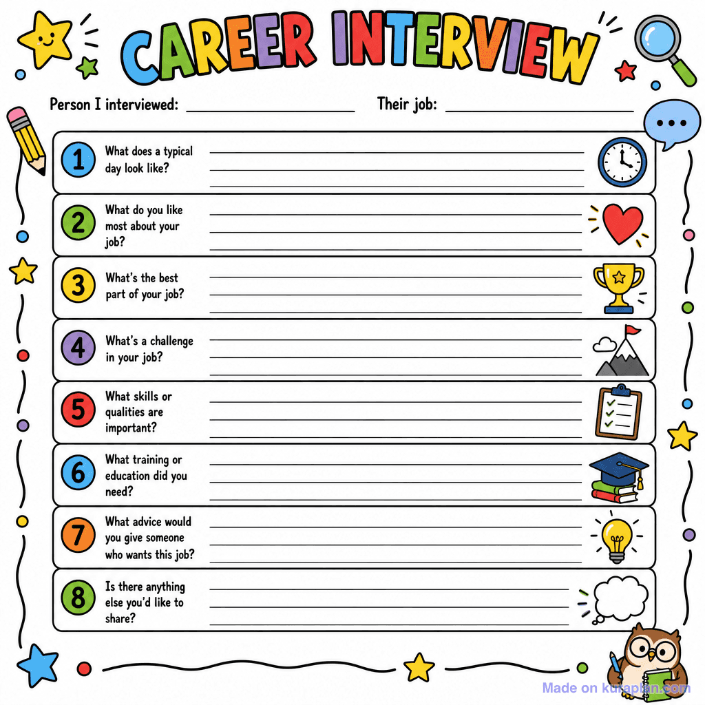 Career-Day Interview Template