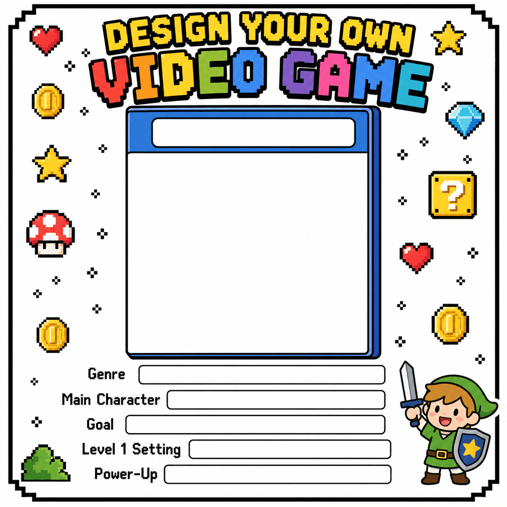 tech classroom illustration sample