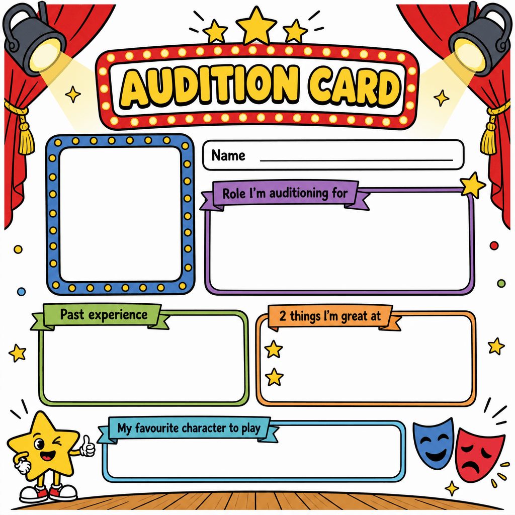Audition Self Card