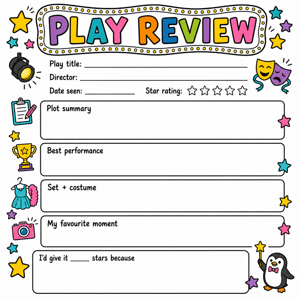 Play Review Template