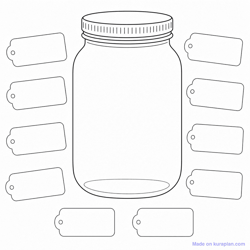 Gratitude Jar Blank
