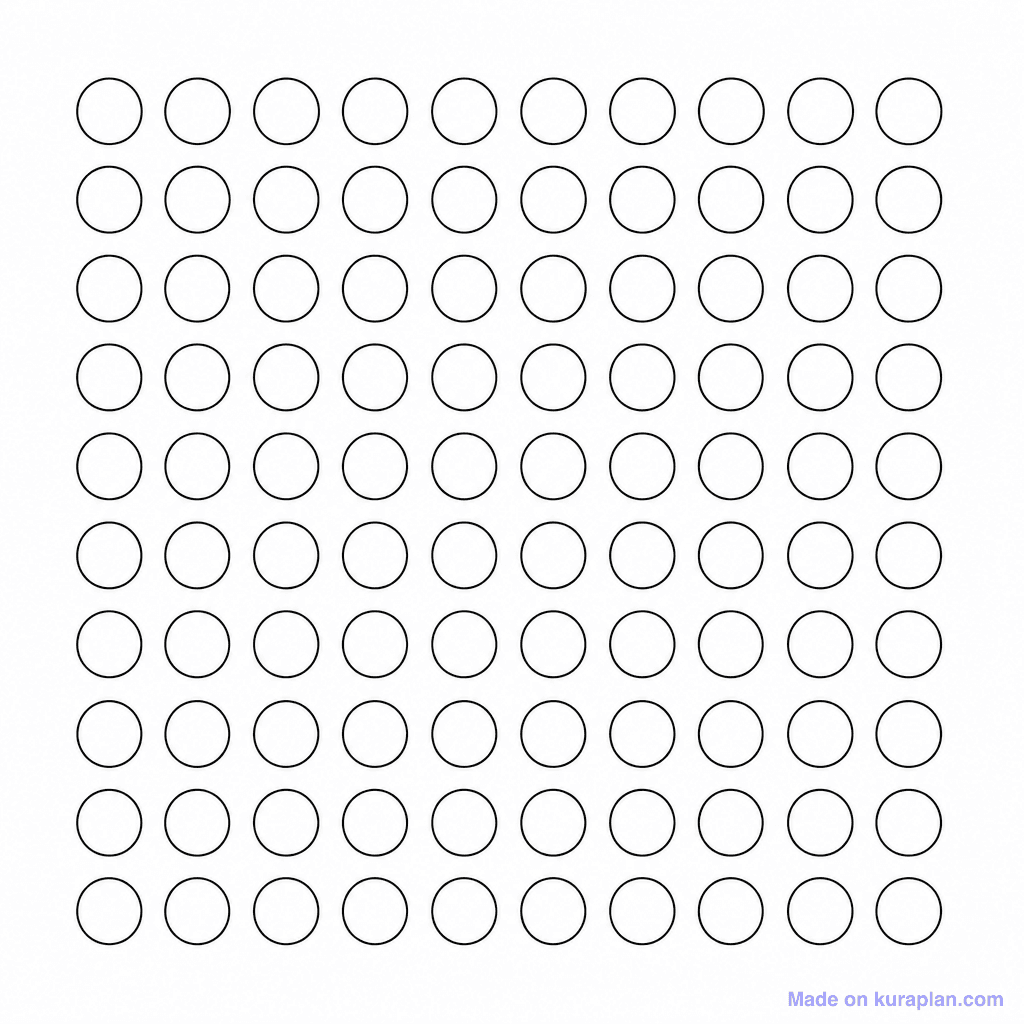Array Dot Grid Blank