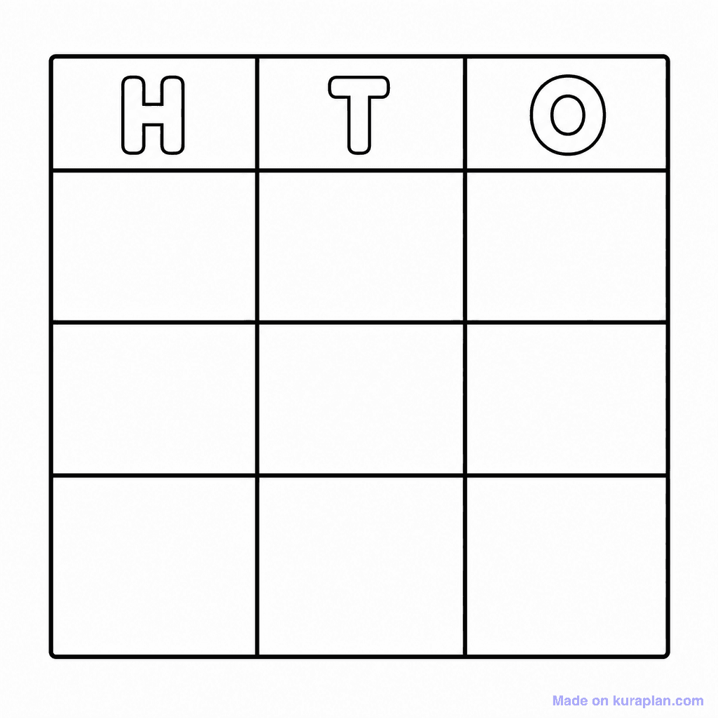 Place Value Chart Hundreds-Tens-Ones