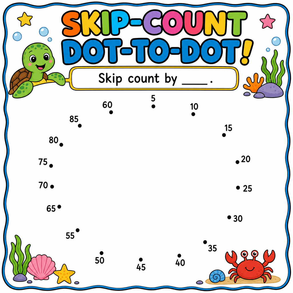 Skip-Count Dot-to-Dot